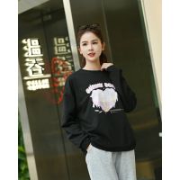 COD New sweater womens Korean version design love sweet and spicy style hoodless long-sleeved top trendy