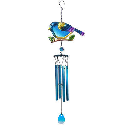 Wind Chimes Outdoor Indoor Decor Windchime, Mobile Romantic Blue Bird Wind Chimes for Home Festival Garden Decoration