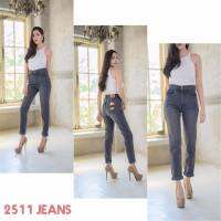 ? 2511 Jeans by Araya กางเกงยีนส์ ผญ กางเกงยีนส์ผู้หญิง กางเกงยีนส์เอวสูง กางเกงยีนส์ ทรงบอยสลิม ผ้าไม่ยืด