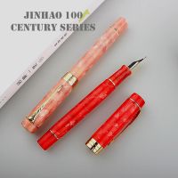 JINHAO 100 Century Series Fountain Pen Fashion Acrylic Resin Design Excellent EFFM Nib Business Office School Writing Ink Pens