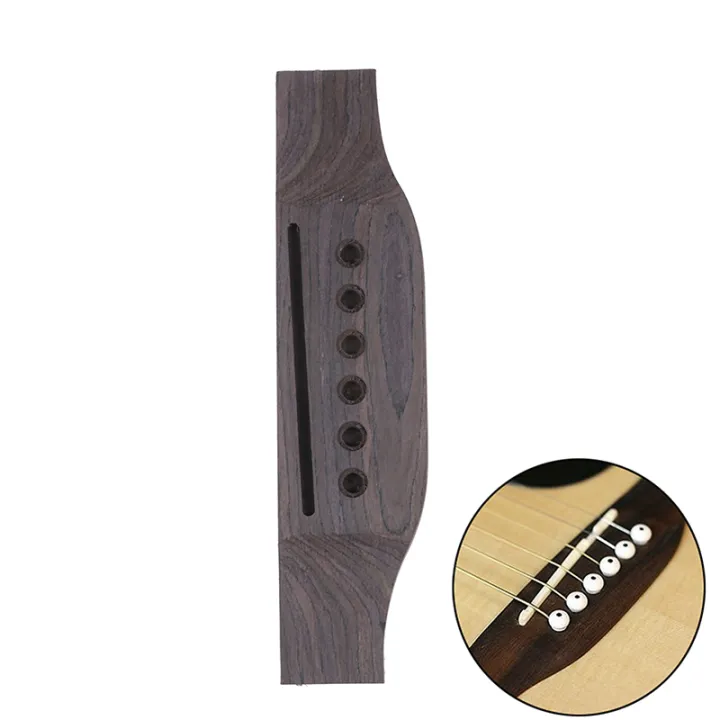 CTRL Wooden acoustic guitar bridge for 6 string acoustic guitar