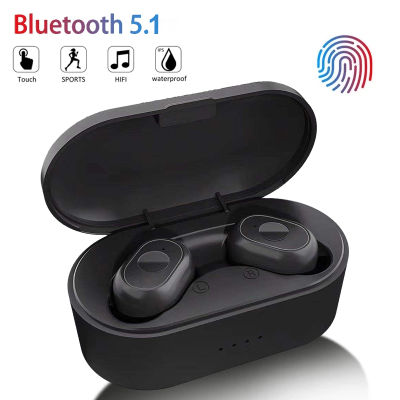 TWS Wireless Headphones Bluetooth Touch Control Sport Headset Waterproof Microphone Music Earphones Works On All Smartphones