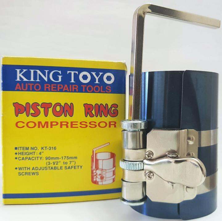 King Toyo Auto Repair Tools Piston Ring Compressor For Automotive 6
