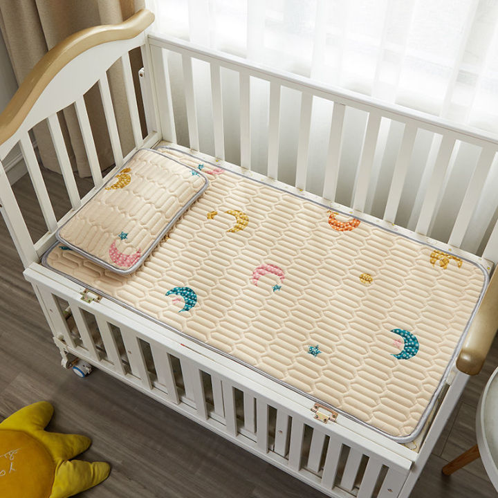 2021baby-sleeping-mat-120-x60-crib-mat-baby-bed-mattress-cover-protector-crib-sheets-bed-sheet-toddler-kids-summer-cooling-bedding