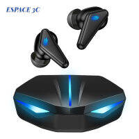 Espace K33ซับวูฟเฟอร์ชุดหูฟังสำหรับเล่นเกมบลูทูธ5.0 Touch-Control หูฟังเพลงในหูพร้อมไมโครโฟน HD