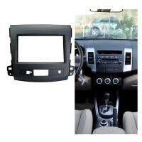 【Corner house】2 Din Car Stereo Radio Fascia Panel Fram Mount Kit สำหรับ Mitsubishi Outlander 2008-2012