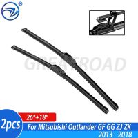 Wiper 4A Front Wiper Blades For Mitsubishi Outlander GF GG ZJ ZK 2013 - 2018 Windshield Windscreen Front Window 26"18"