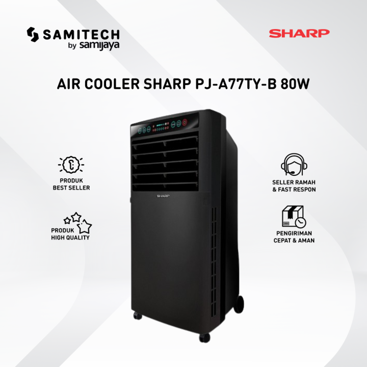 Sharp Air Cooler PJ-A77TY-Black 80W Garansi Resmi | Lazada Indonesia