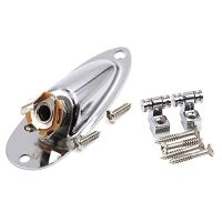 Electric Guitar Pickup Boat Style Output Jack with Roller Style Guitar String Retainers Guitar Part