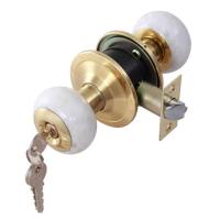 จัดส่งด่วน! ลูกบิดทั่วไป หัวจัน HAFELE 489.93.711 สีหินอ่อนขาว/ทอง KEYED ENTRY DOOR KNOB HAFELE 489.93.711 ROUND HEAD WHITE MARBLE/GOLD มืออาชีพเรื่องประตู ประตูราคาถูก พร้อมเก็บเงินปลายทาง