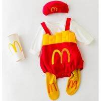 ชุดรอมเปอร์คอสเพลย์ Mcdo Food Themed French Fries สําหรับเด็ก