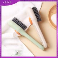 CHIZH 2Pcs มัลติฟังก์ชั่ แปรงขัดรองเท้าแบบน้ำ พลาสติกทำจากพลาสติก เครื่องมือทำความสะอาด แปรงล้าง ที่มีคุณภาพสูง เครื่องจ่ายแบบตู้ แปรงขนนุ่ม