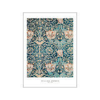 ศิลปะรูปแบบ William Morris โปสเตอร์ภาพตกแต่งสไตล์นอร์ดิกที่แขวนการพิมพ์ภาพวาดผ้าใบ A23883ภาพฝาผนัง