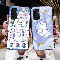 ปลอกสำหรับ Samsung Galaxy A05 S A05s 05 S SamsungA05s SamsungA05 2023กระจกเทมเปอร์เคสโทรศัพท์แฟชั่นกรอบ TPU แบบนุ่มฝาหลังแข็งกันแรงกระแทก