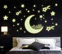 ZZOOI 1Set DIY 4 Types Fluorescent Luminous Corridor Ceiling Wall Sticker Home Decor Glow In The Dark Star Decal Baby Kid Room