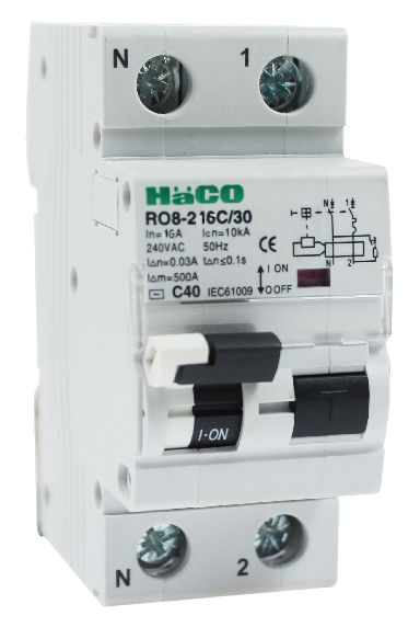 haco-อุปกรณ์ป้องกันไฟดูด-rcbo-รุ่น-ro8-216c-30-ro8-220c-30-ro8-232c-30-ro8-240c-30