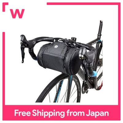 กระเป๋าจักรยาน GORIX ด้านหน้าจักรยานเสือหมอบซิปกันน้ำจักรยานกระเป๋าถือประเภทกลองจักรยานครอสไบค์ขี่จักรยานสีดำดีไซน์เรียบง่าย (GX-B15)