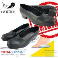 Women Professional Formal Office Black Shoes Kasut Hitam Kulit Formal Wanita