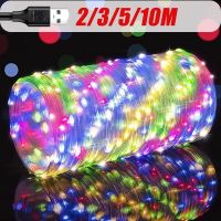 2m/3m/5m/10m Battery/USB LED String Light Fairy Light for Party Wedding Xma Garland Lamp Decoration Christmas Tree Flasher Decor Fairy Lights