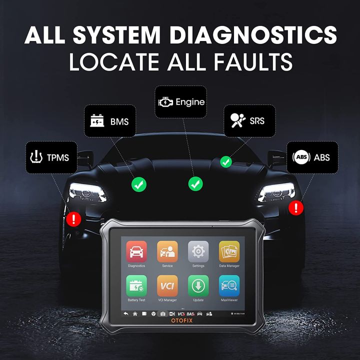 OTOFIX D1 Scanner: 2023 New Ver. OE-Level Diagnosis with 2 Years Free  Update, Bi-Directional Diagnostic Scan Tool, 38+ Services, Full System