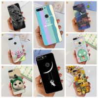 Philander SHOP เคส7C Huawei Honor 7A เด็กผู้ชายเด็กผู้หญิงน่ารัก TPU นุ่มกันกระแทกหลังซิลิโคนสำหรับ Honor 7A AL00IN 7C AL30เคสโทรศัพท์ Funda