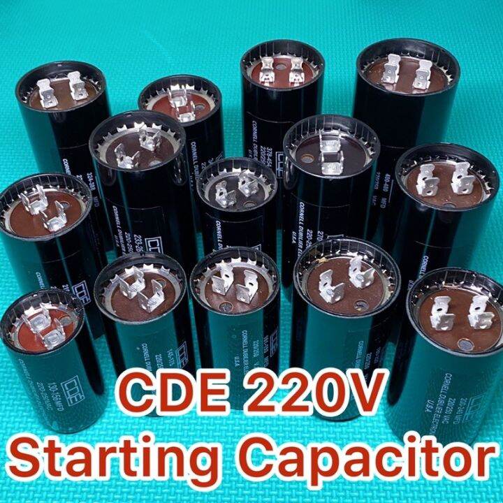 CDE 130uF to 480uF 220V Starting Capacitor Made in USA Lazada PH