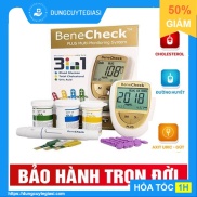 Máy Đo Đường Huyết 3 Trong 1 Benecheck Plus - Máy Đo Đường Huyết, Mỡ Máu