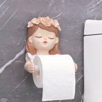 Fairy Toilet Paper Holder Modern Tissue Roll Holders Wall Mount Toilet Paper Roll Dispenser Bathroom Holder for Kitchen Washroom Toilet Roll Holders