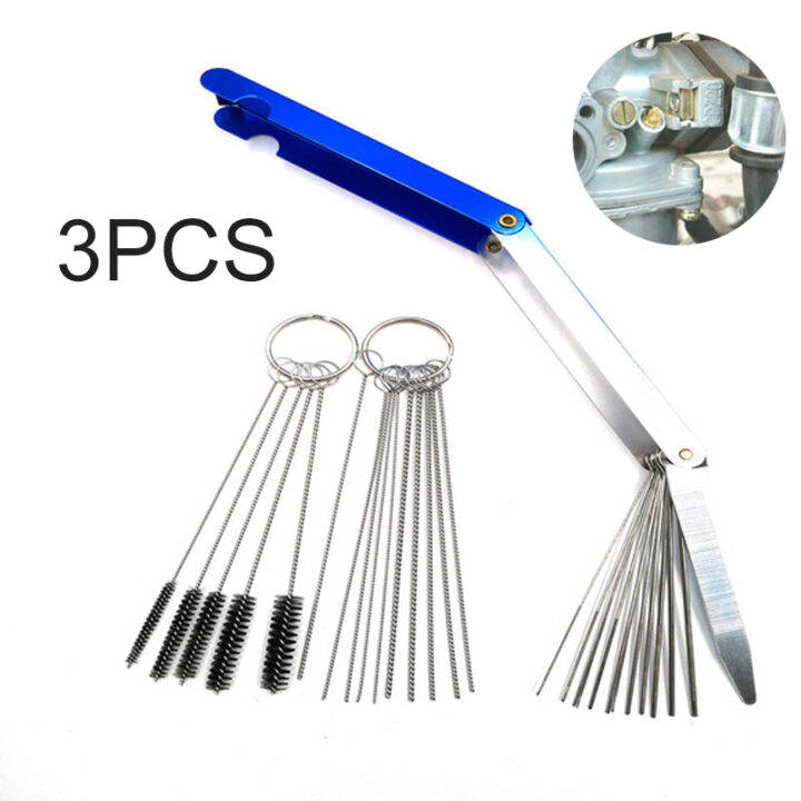 New Carburetor Cleaner Kit 10 Needle 13 Wires 5 Brush Carb Dirt Clean