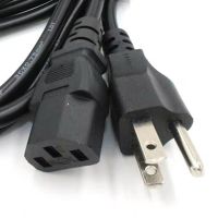 USA US AC Power Cord 3 Prong American IEC C13 Power Supply Lead Extension Cable 1.2m