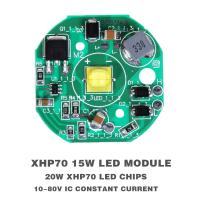 ชิปไฟ Led 20W Xhp70เอสเอ็มดี Led ชิพ7070สำหรับไฟรถยนต์ไฟ Moto โมดูลวงจรหลอดทดลอง Diy กำลังสูง6500K ไฟ12V ฟรี