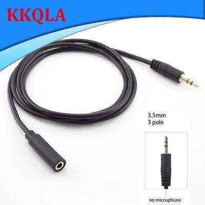 QKKQLA 3 Pole Audio Male to Female AUX Jack Extension 3.5mm Stereo Cable Cord Headphone Car Earphone Speaker Audio Cables Cord