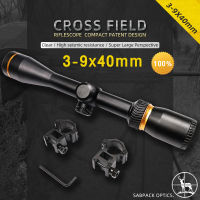 SABPACK กล้องติดปืนยาว Crossfire Rifle Sight 1-inch tube 3-9x40IR 20 มม+11 มม กล้องติดปืน ใส่ได้กับปืนทุกรุ่น กล้องเล็ง