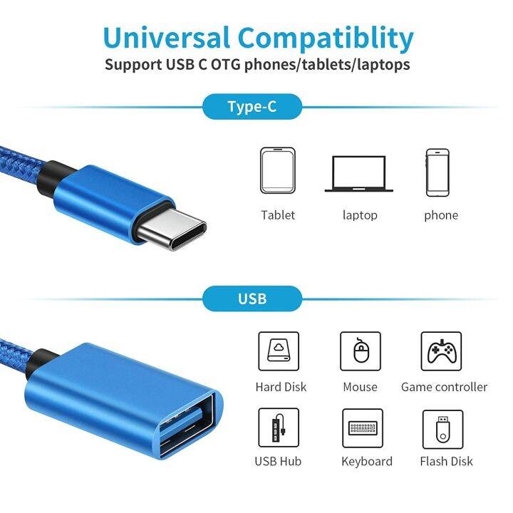 อะแดปเตอร์-otg-type-c-kabel-ขั้วต่อ-usb-voor-xiaomi-samsung-s20-huawei-datakabel-converter-voor-macbook-pro