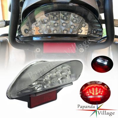 ไฟส่องป้ายทะเบียน LED E4สำหรับมอเตอร์ไซค์,ไฟหยุดไฟท้ายเบรกหลังสำหรับ BMW F650 F650 GS F650 ST F800 ST R1200 GS Series