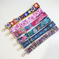 Bag strap Handbags Belt Women Shoulder Crossbody Messenger Bags Strap Bag Accessories Flower Colorful Wide Adjustable Strap Belt