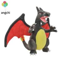 ANGCHI ของขวัญสำหรับเด็กหมอนตุ๊กตาเด็กมันเงา Charizard นุ่มเกม Plushie ตุ๊กตาโปเกมอนของเล่นตุ๊กตากำมะหยี่ XY Fire Dragon ยัดไส้ของเล่นตุ๊กตาของเล่น Charizard เงา