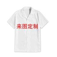 2023 foreign trade hot style Cuba led 3 d printed shirt easy leisure collar mens shirts with short sleeves shirts