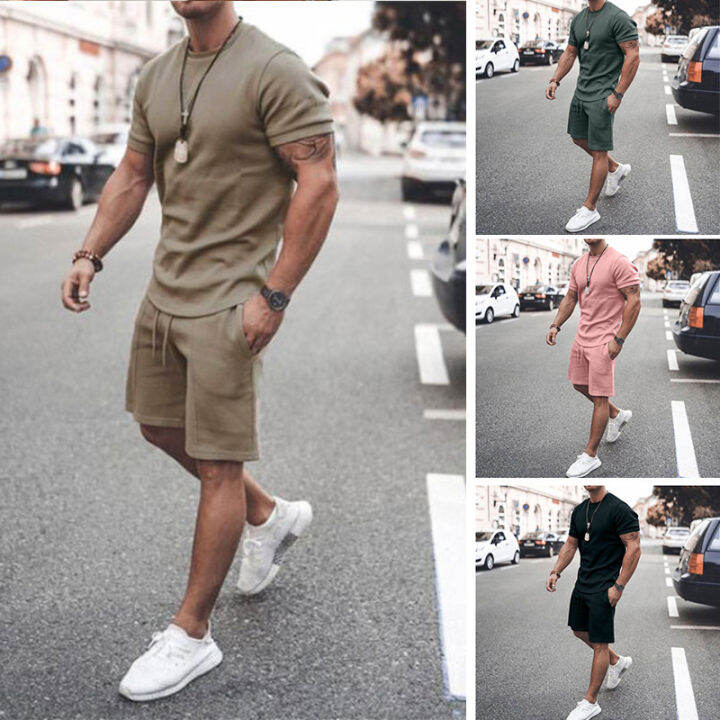 2021-summer-new-men-sportswear-suits-casual-shorts-sets-t-shirt-male-running-tracksuit-fitness-gym-workout-clothing-sports-set