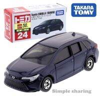 Takara Tomy No.24 Toyota Corolla Touring 1/63รถของเล่นมอเตอร์รถยนต์สำหรับโชว์รถโมเดลเหล็ก