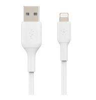 CHARGER CABLE (สายชาร์จ) BELKIN BOOST CHARGE LIGHTNING TO USB-A 2 METER (WHITE) (CAA001BT2MWH)