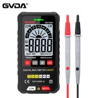 GVDA Digital Multimeter 4000 Counts True RMS AC DC Voltage Resistance Capacitance Frequency Tester Digital Smart Multimetro Electrical Trade Tools Tes