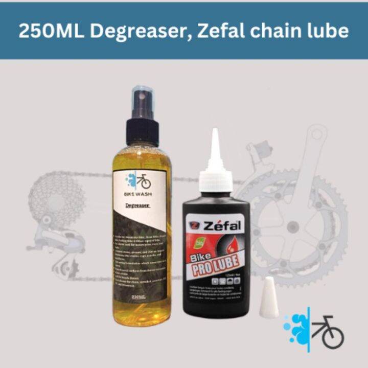 Chain Lubricants DEGREASER 250ml + ZEFAL CHAIN LUBE Lazada PH