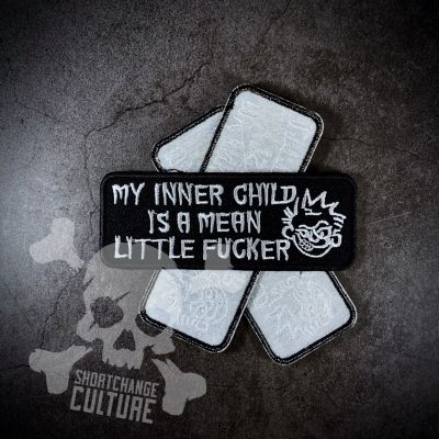 ตัวรีดติดเสื้อ ตัวรีดลายปัก อาร์มปัก My Inner Child Patch - 11cm(L)x4cm(W)