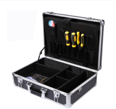 เคสอลูมิเนียมมัลติฟังก์ชันสำหรับใช้ในครัวเรือน,กล่องเครื่องมือไฟฟ้ากล่องเก็บของในรถกระเป๋าเก็บของหนา