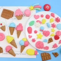 A variety of ice cream sugar silicone mold macarone cone protein sugar chocolate mold cake decoration