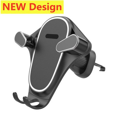 Gravity Car Phone Holder Car Air Vent Hook Clip Mount Smartphone GPS Car Stand Bracket Support in Car For iPhone Samsung Xiaomi