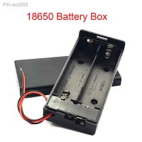 18650 Battery Case 3.7V 18650 Battery box 2x18650 Batteries Holder 2 Slots Container With ON/OFF Switch 3.7V in Series