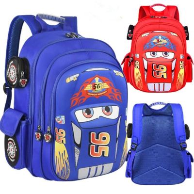 Disney Children Cartoon 3D Car School Bags Boys Girls Primary School Backpack Kids Kindergarten Backpack Schoolbags