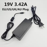 【2023 NEW】 19 V 3.42A AC 100V-240V ตัวแปลงอเนกประสงค์19โวลต์อะแดปเตอร์ไฟ EU UK AU DC 19 V แหล่งจ่ายไฟ5.5mmx2.1-2.5มม.